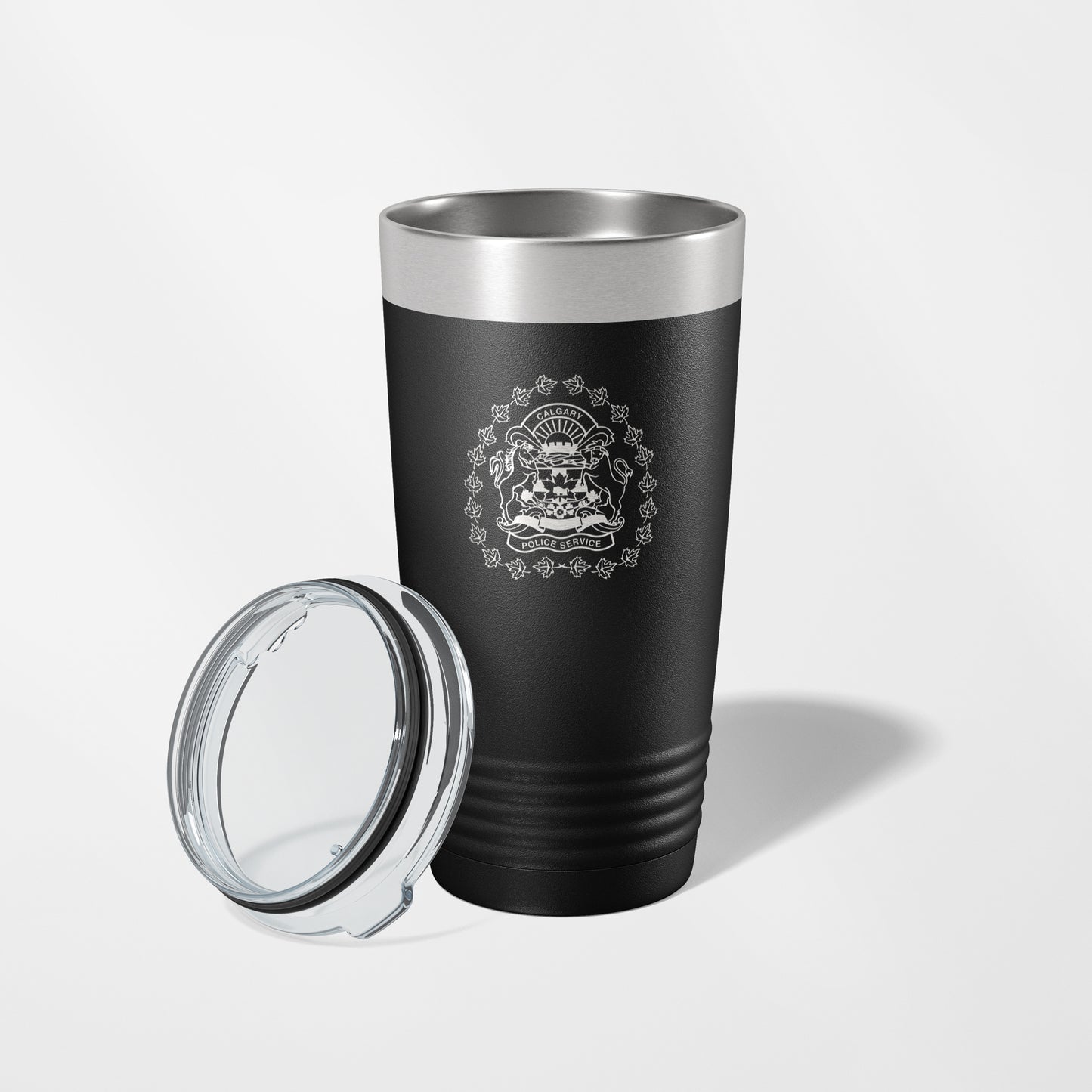 Calgary Police Service Black Vacuum Insulated Tumbler