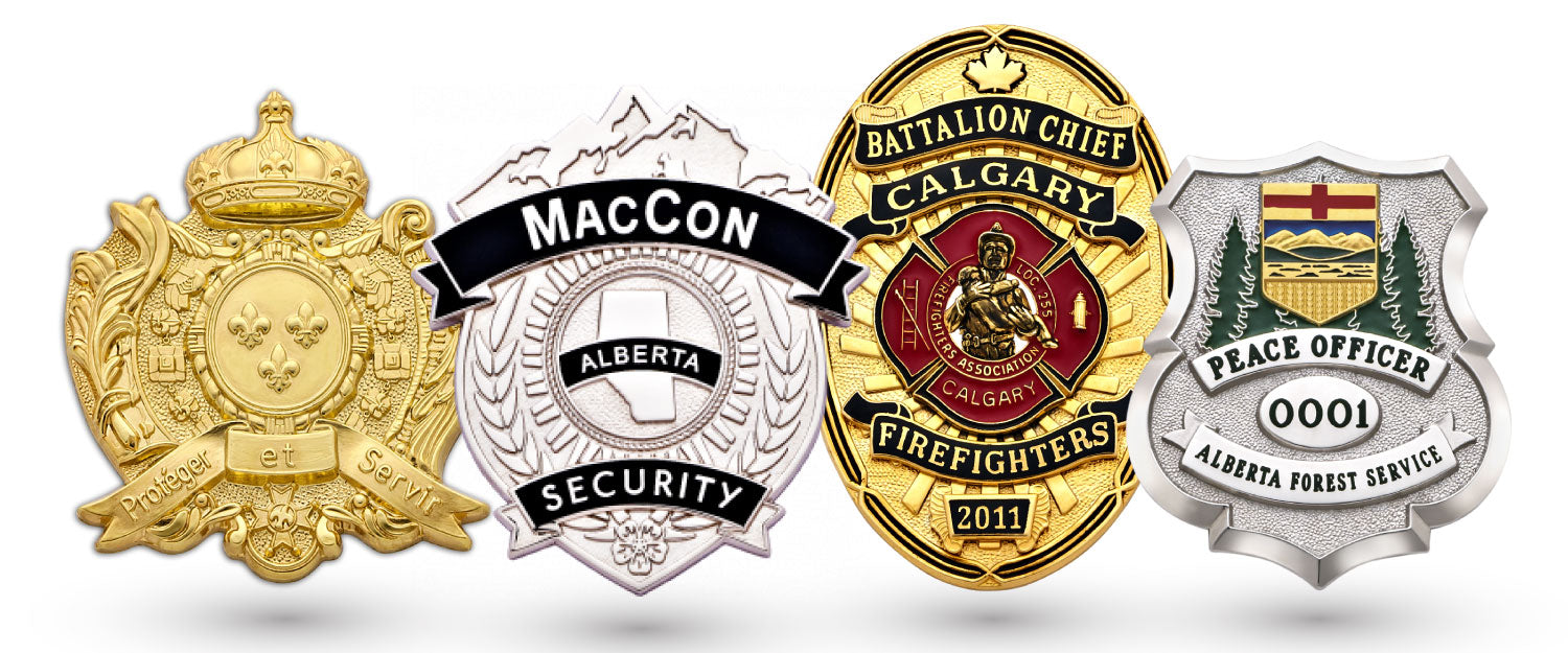 Smith and Warren Badges Canada Best First Responder Badges in Canada 911 Duty Gear Canada custom badges for police fire ems Paramedic firefighter peace officer special constable
