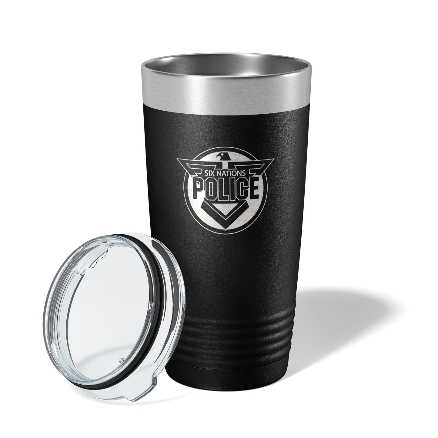 Six Nations Police Black Vacuum Insulated Tumbler