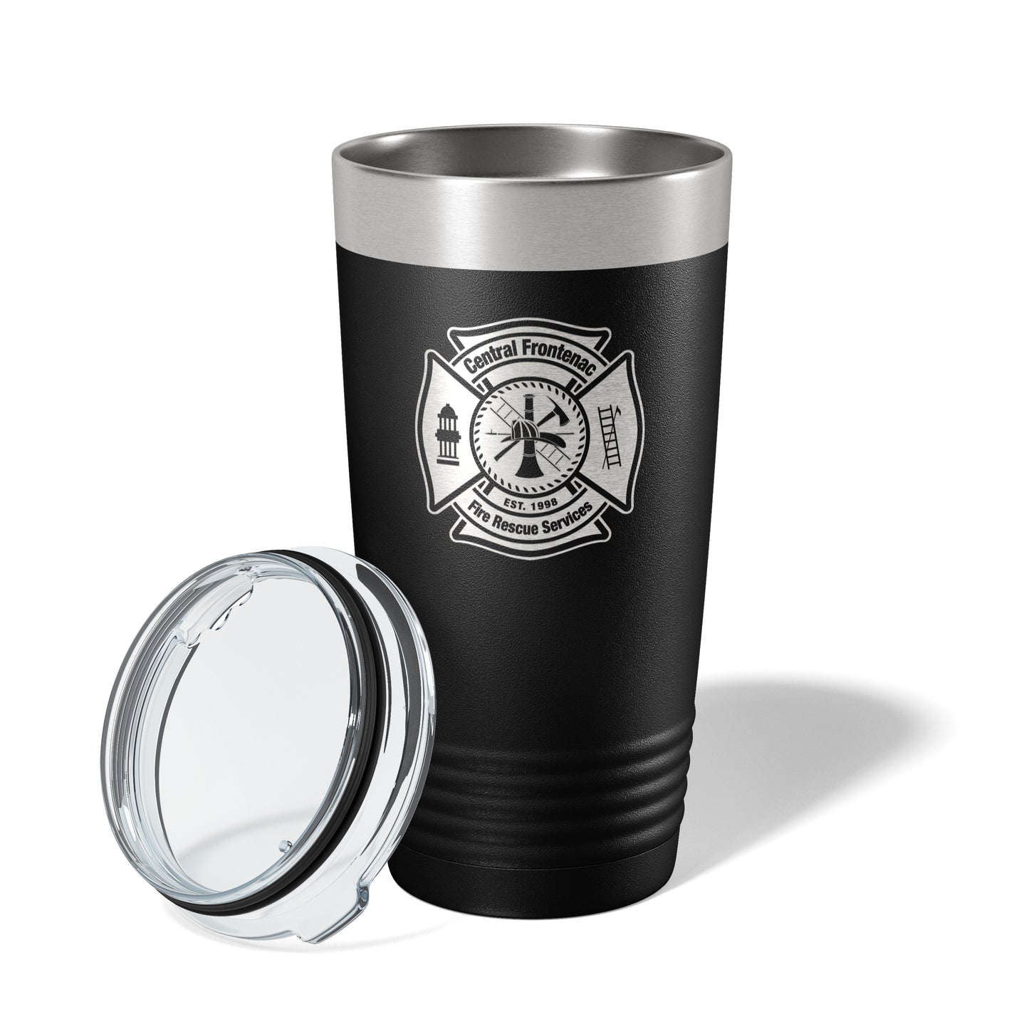 Central Frontenac Fire Rescue Black Vacuum Insulated Tumbler