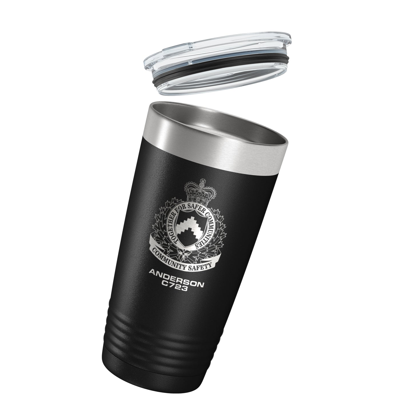 Toronto Community Housing (TCHC) Special Constable Black Vacuum Insulated Tumbler