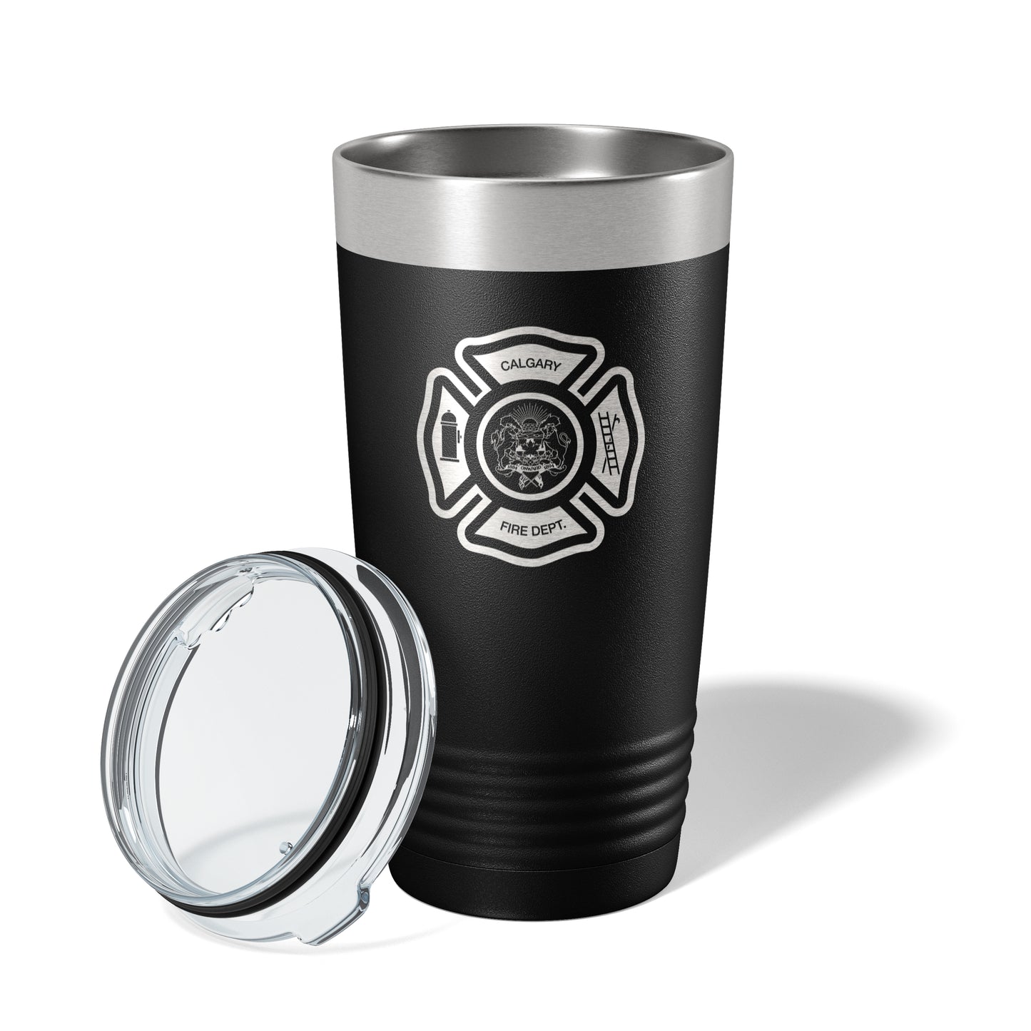 Calgary Fire Department Black Vacuum Insulated Tumbler