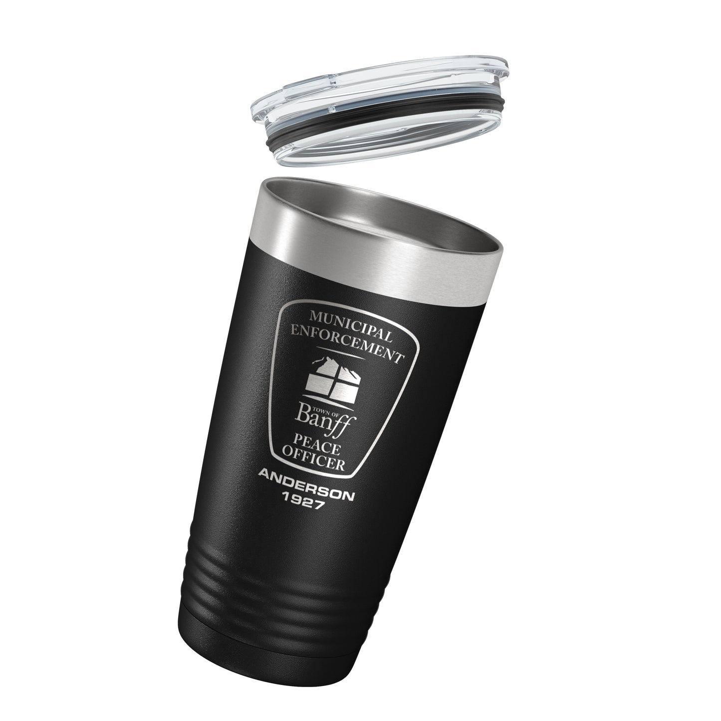 Banff Peace Officer Black Vacuum Insulated Tumbler