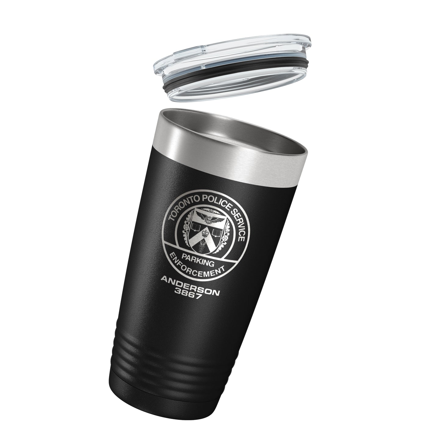 Toronto Police Parking Enforcement Black Vacuum Insulated Tumbler