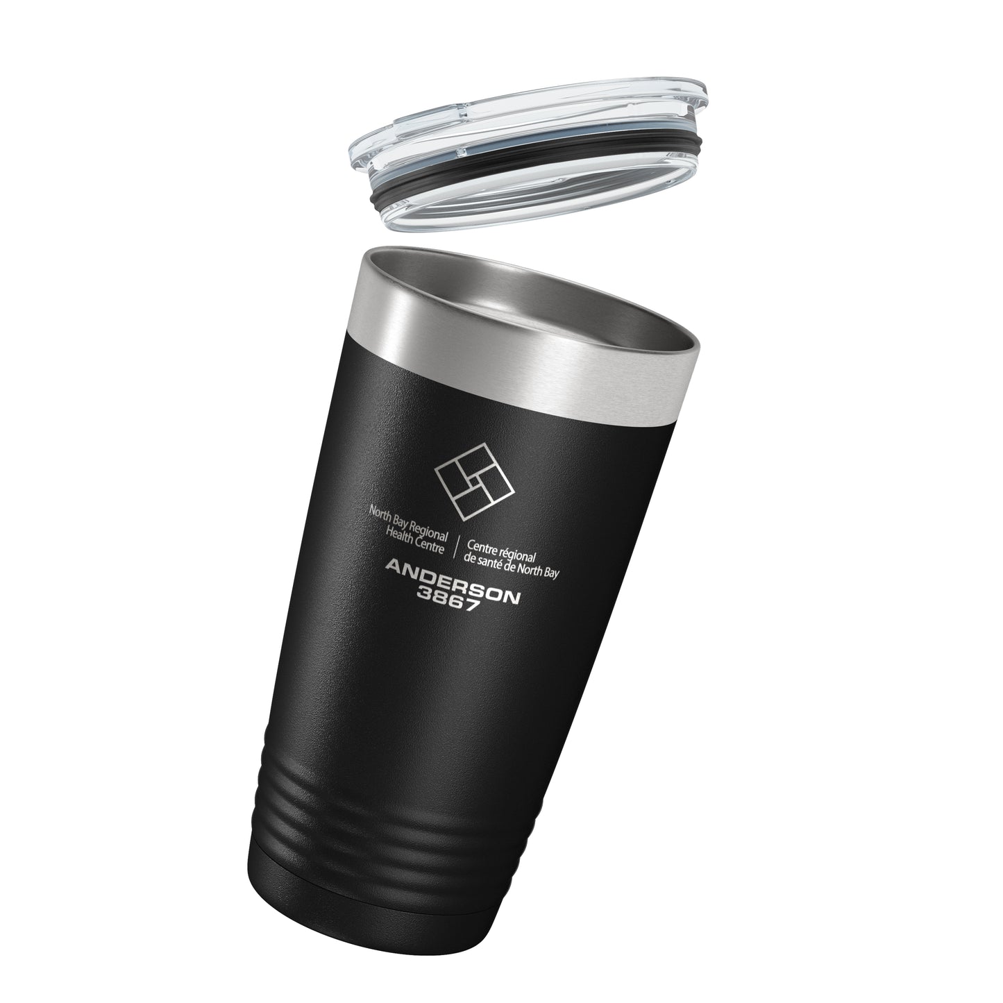 North Bay Regional Health Protective Services Black Vacuum Insulated Tumbler