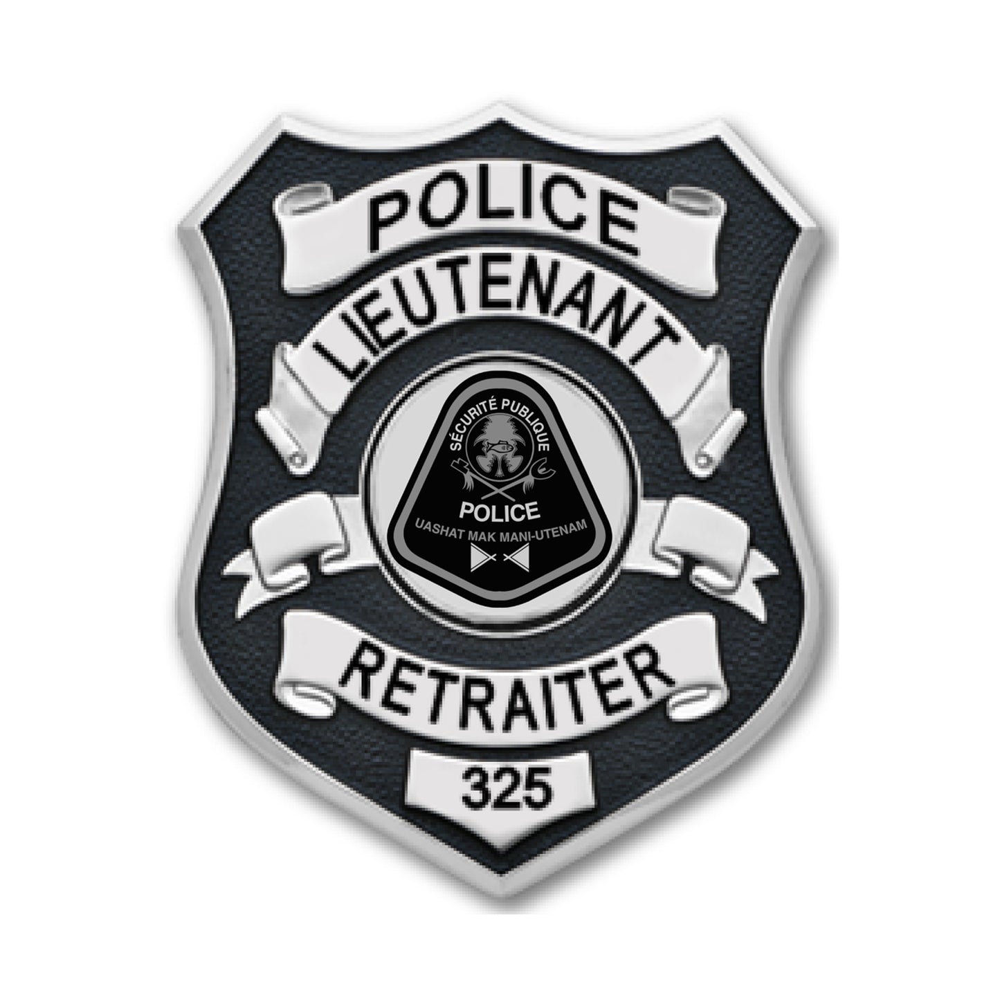 Lieutenant Retraiter Badge SPUM - Smith & Warren