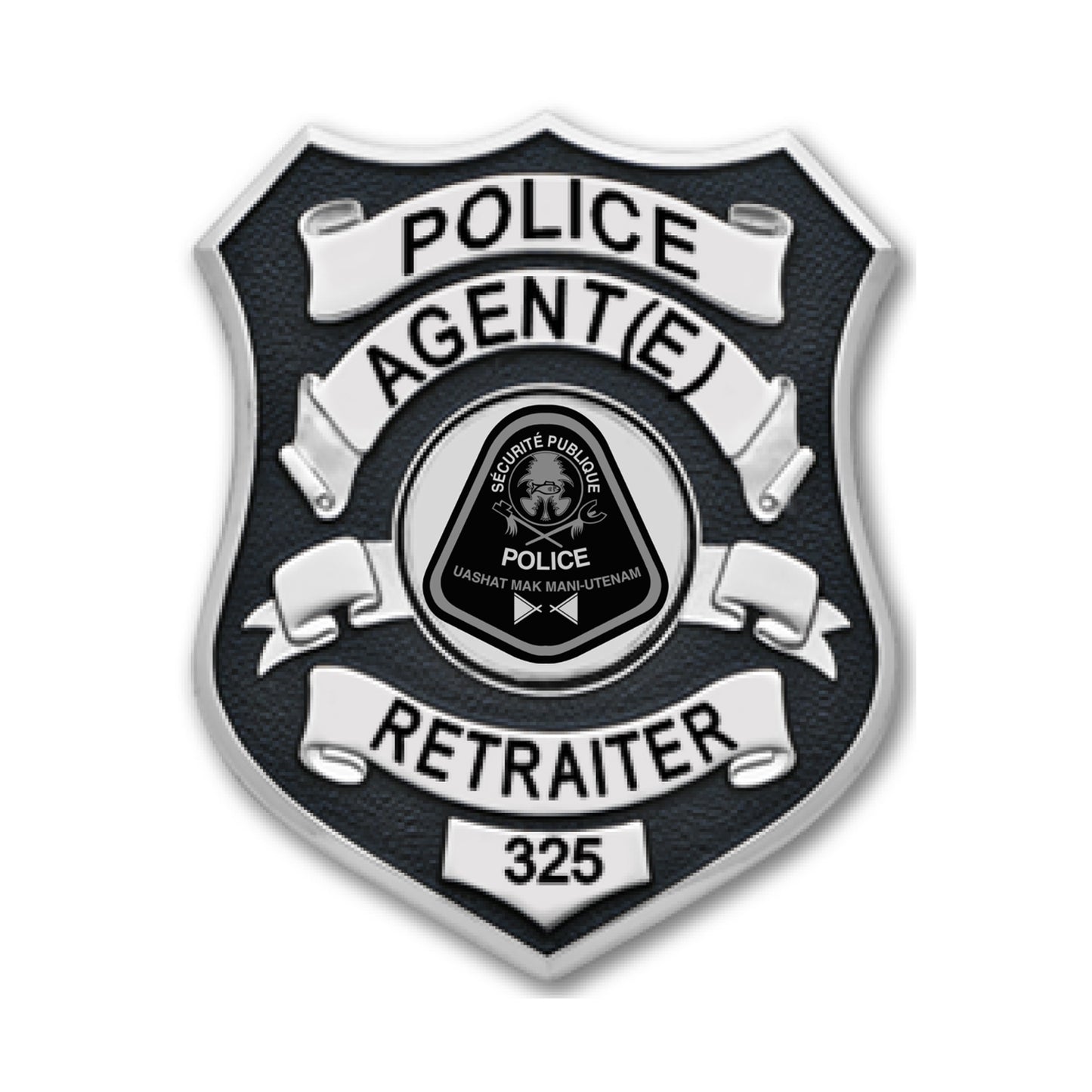 Agent(e) Retraiter Badge SPUM - Smith & Warren S661EOTAC