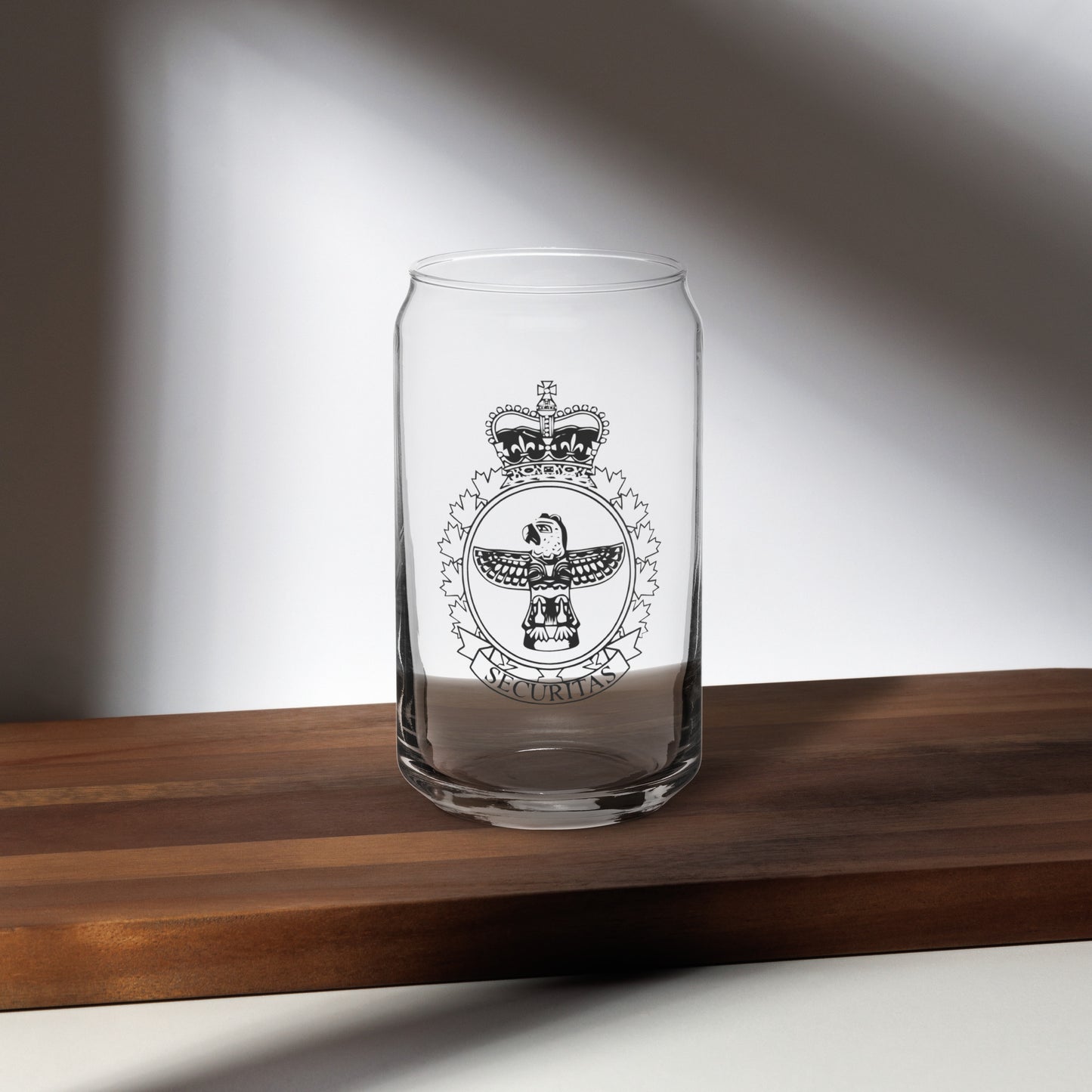 Military Police Can-shaped Glass