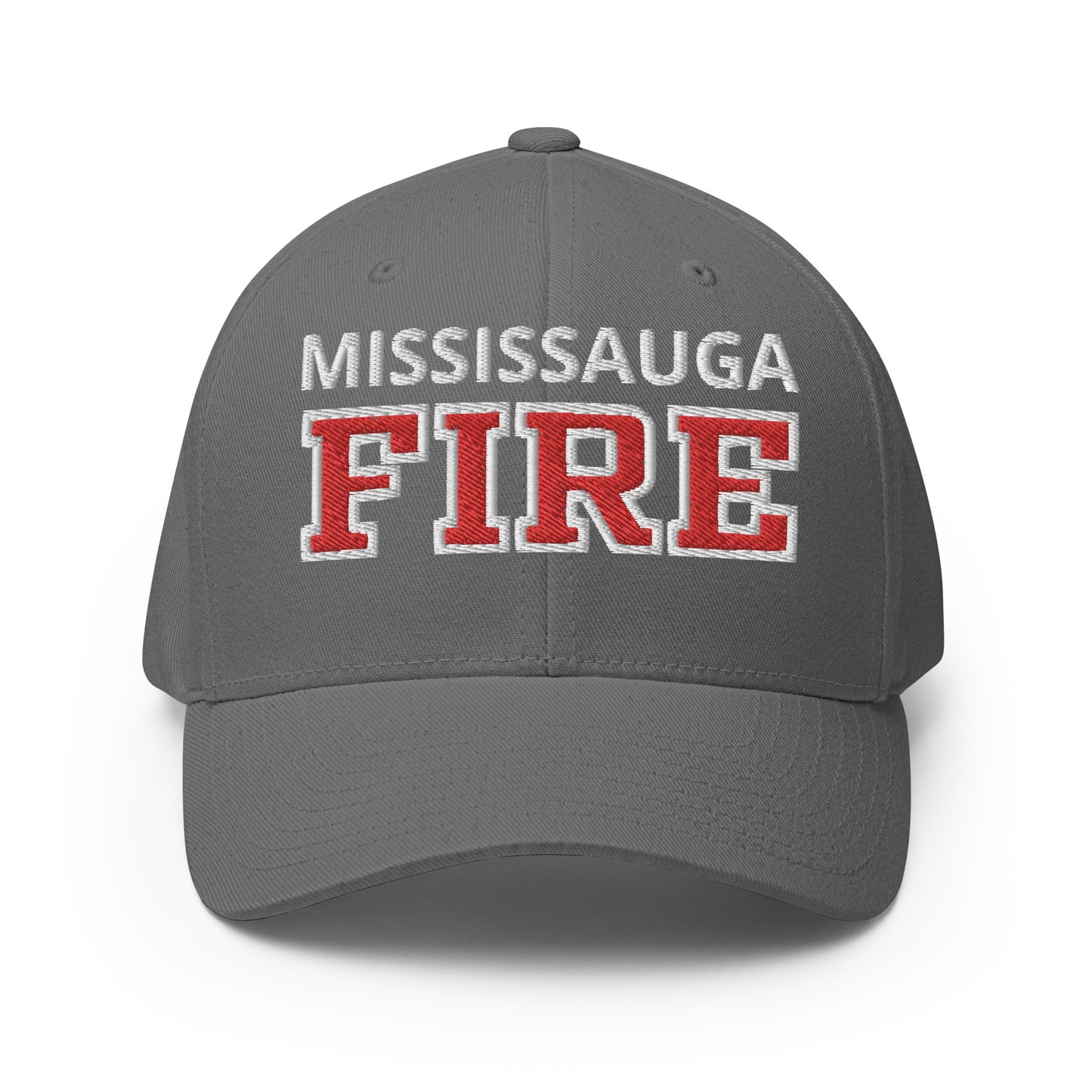 Custom Text Canadian Fire Department Flexfit Ballcap