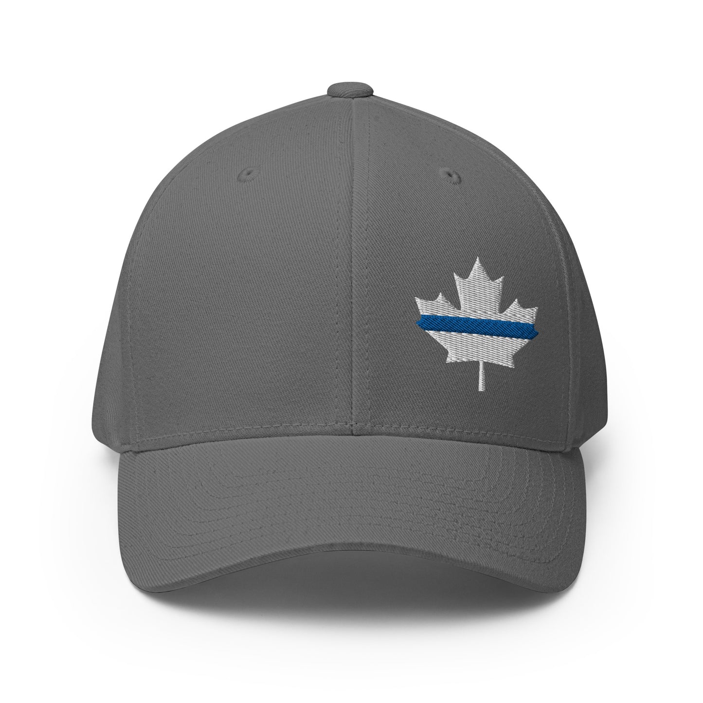 Thin Blue Line Maple Leaf Flexfit Hat