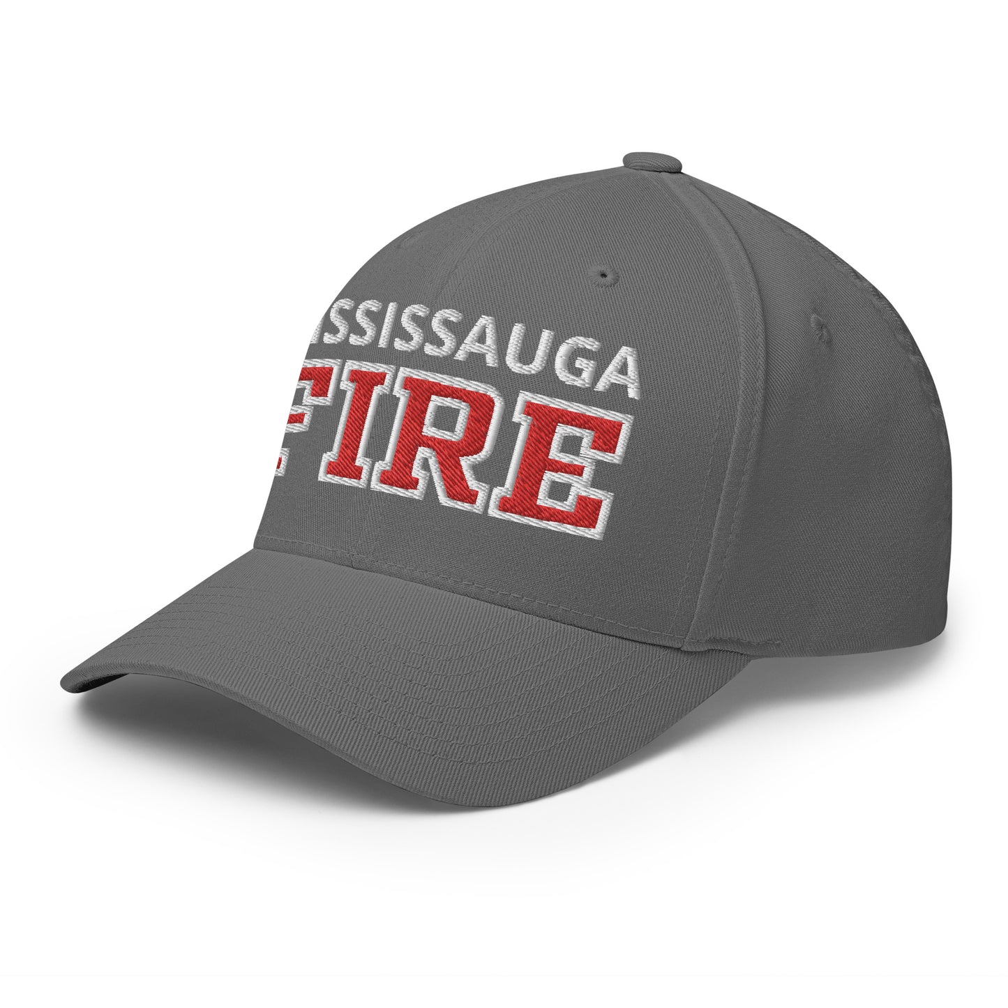 Custom Text Canadian Fire Department Flexfit Ballcap