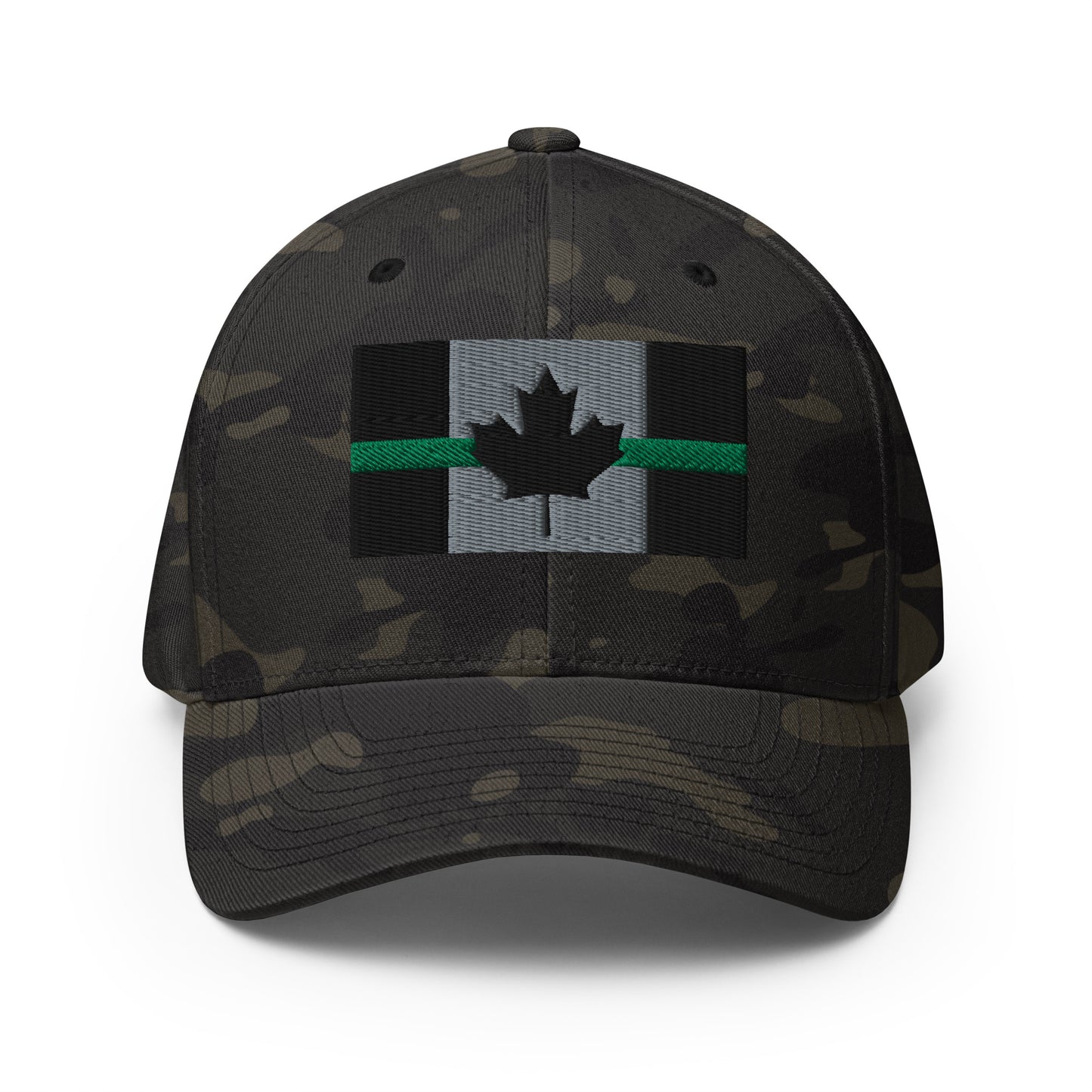Thin Green Line Canadian Flag Flexfit Hat