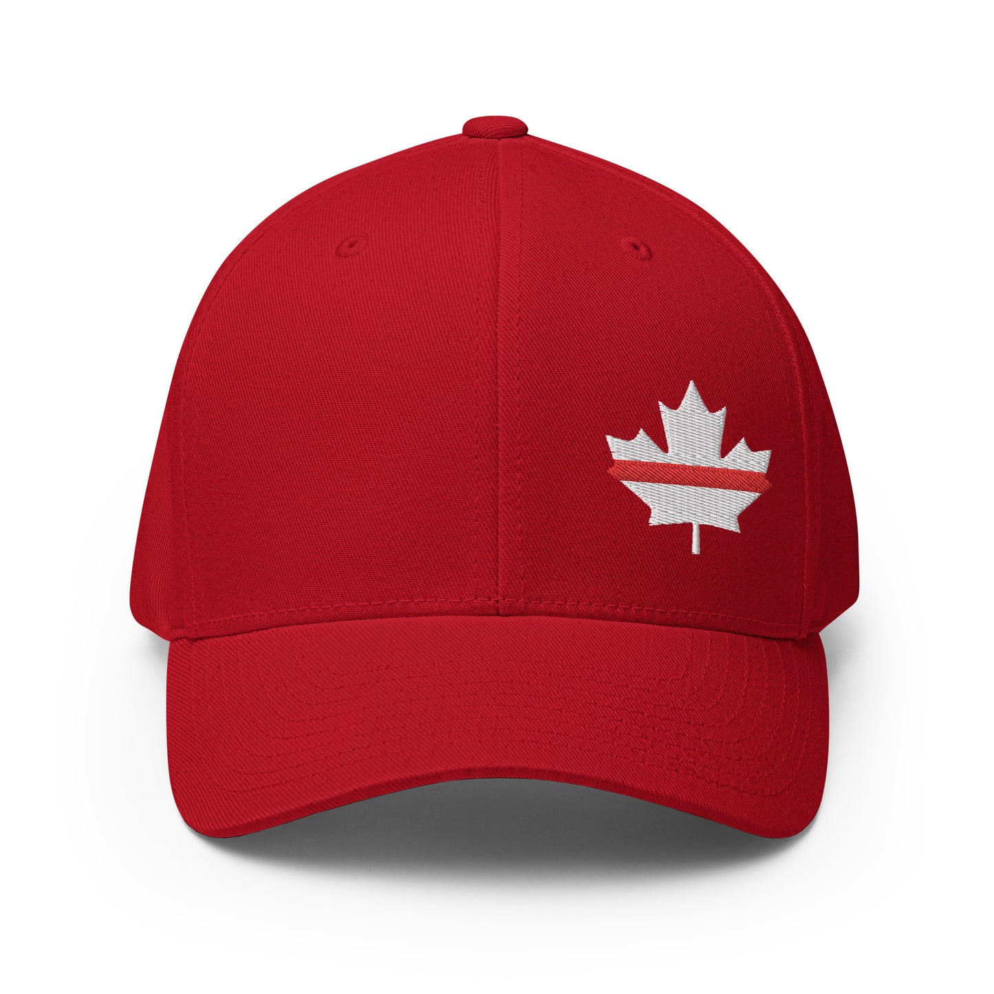 Thin Red Line Maple Leaf Flexfit