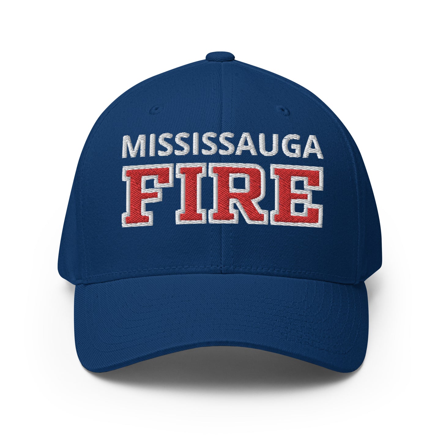 Custom Text Canadian Fire Department Flexfit Ballcap