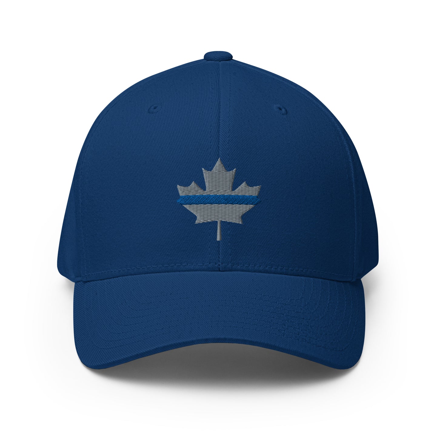 Thin Blue Line Subdued Maple Leaf Flexfit Hat
