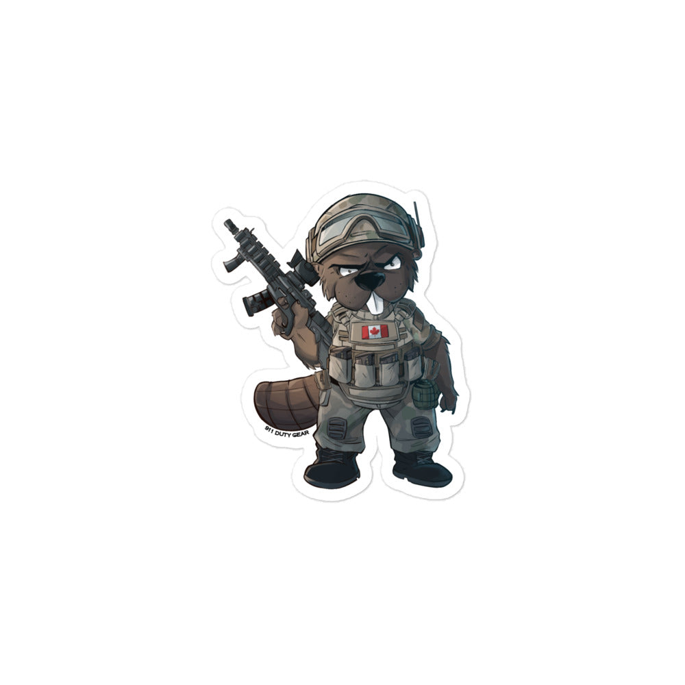 Tactical Canadian Beaver Stickers
