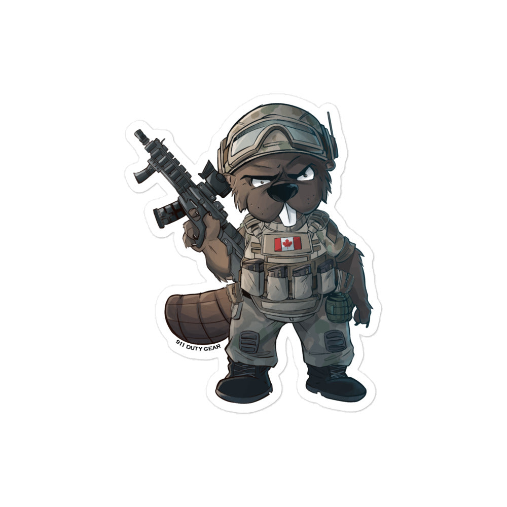 Tactical Canadian Beaver Stickers