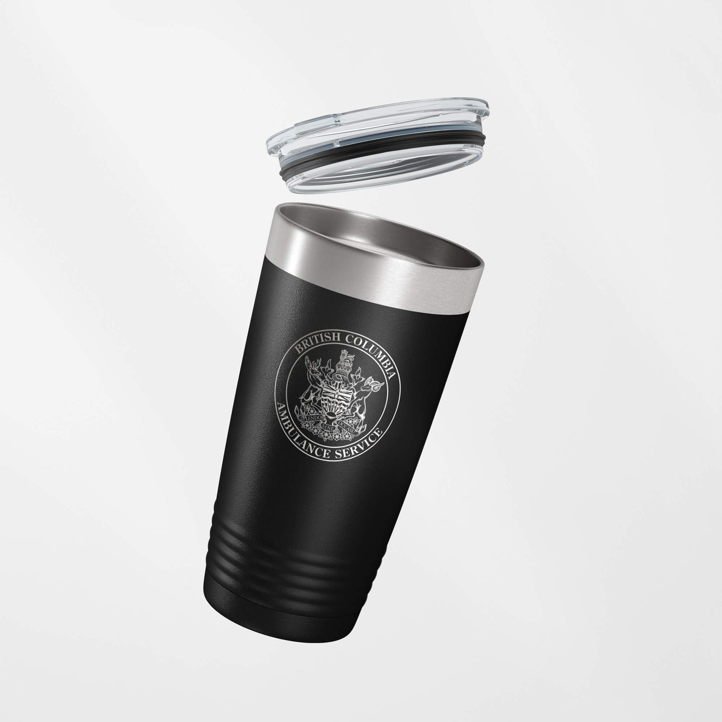 BC Ambulance Black Vacuum Insulated Tumbler-Polar Camel-911 Duty Gear Canada