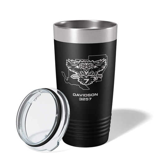 District 7 Black Vacuum Insulated Tumbler