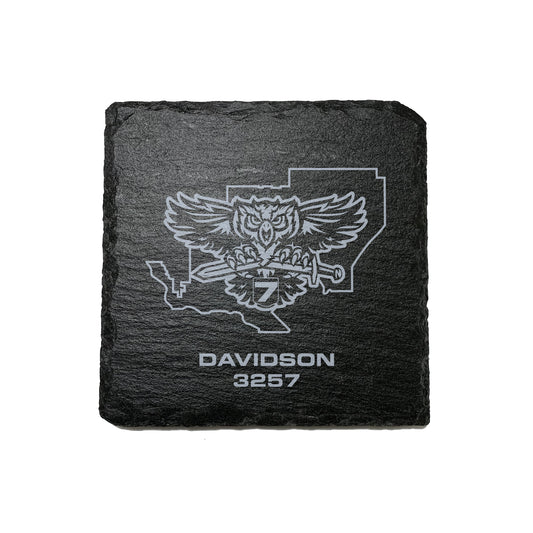 District 7 Stone Slate Coasters