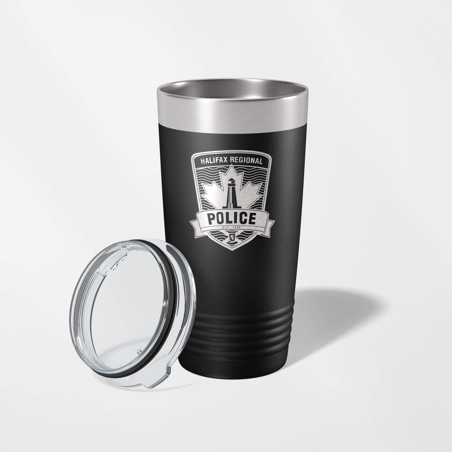 Halifax Regional Police Black Vacuum Insulated Tumbler-Polar Camel-911 Duty Gear Canada