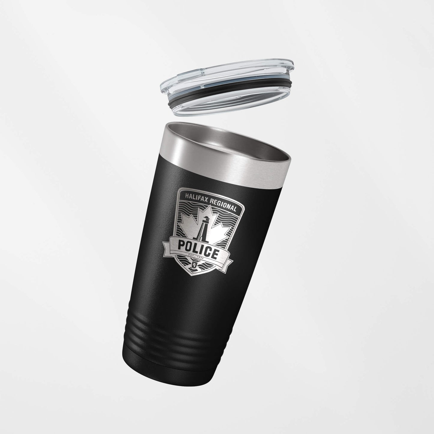 Halifax Regional Police Black Vacuum Insulated Tumbler-Polar Camel-911 Duty Gear Canada