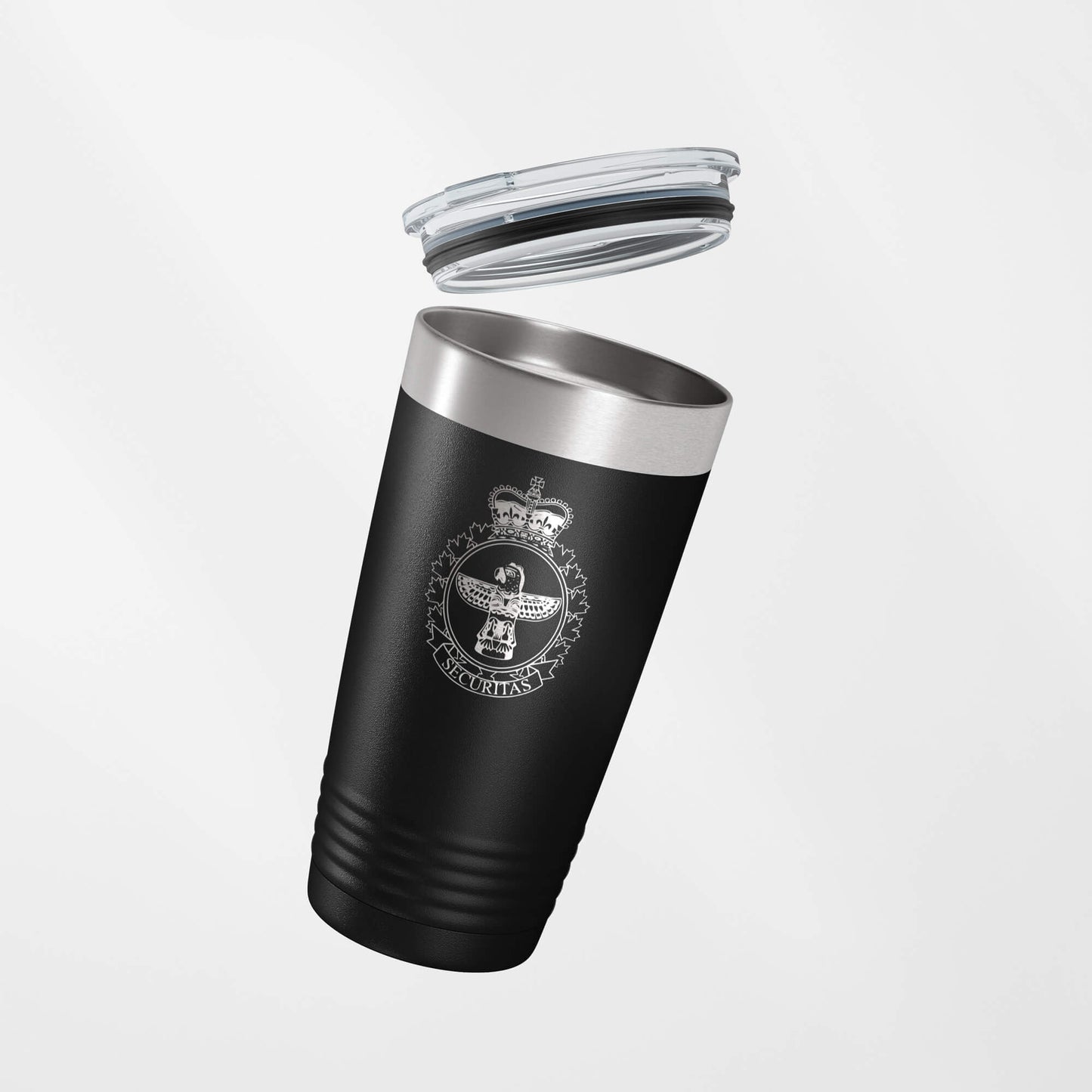Military Police (MP) Black Vacuum Insulated Tumbler-Polar Camel-911 Duty Gear Canada