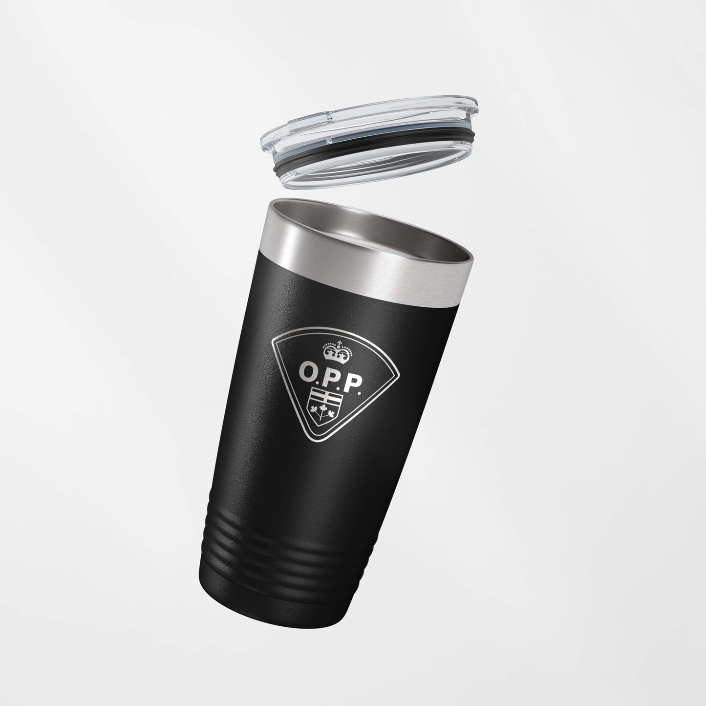 Ontario Provincial Police OPP Black Vacuum Insulated Tumbler-Polar Camel-911 Duty Gear Canada