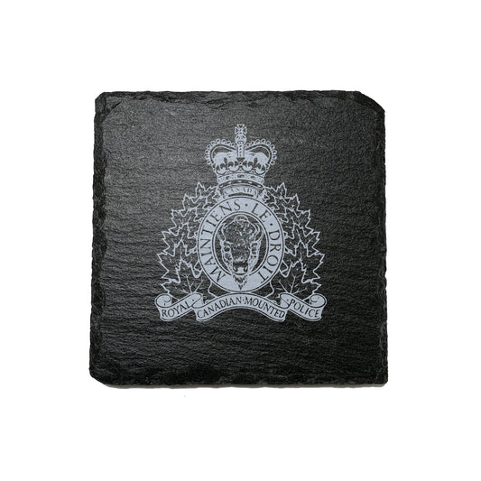 RCMP Stone Slate Coasters-911 Duty Gear-911 Duty Gear Canada