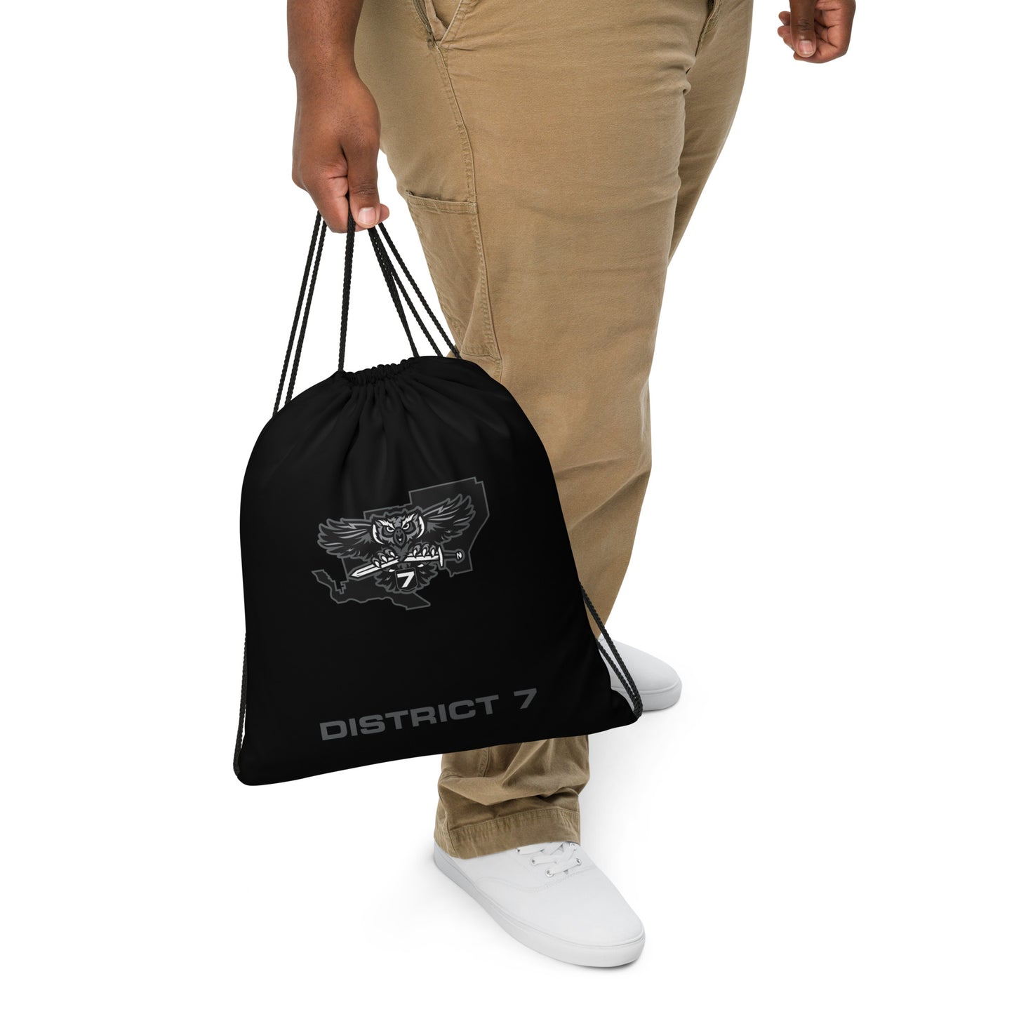 District 7 Drawstring bag