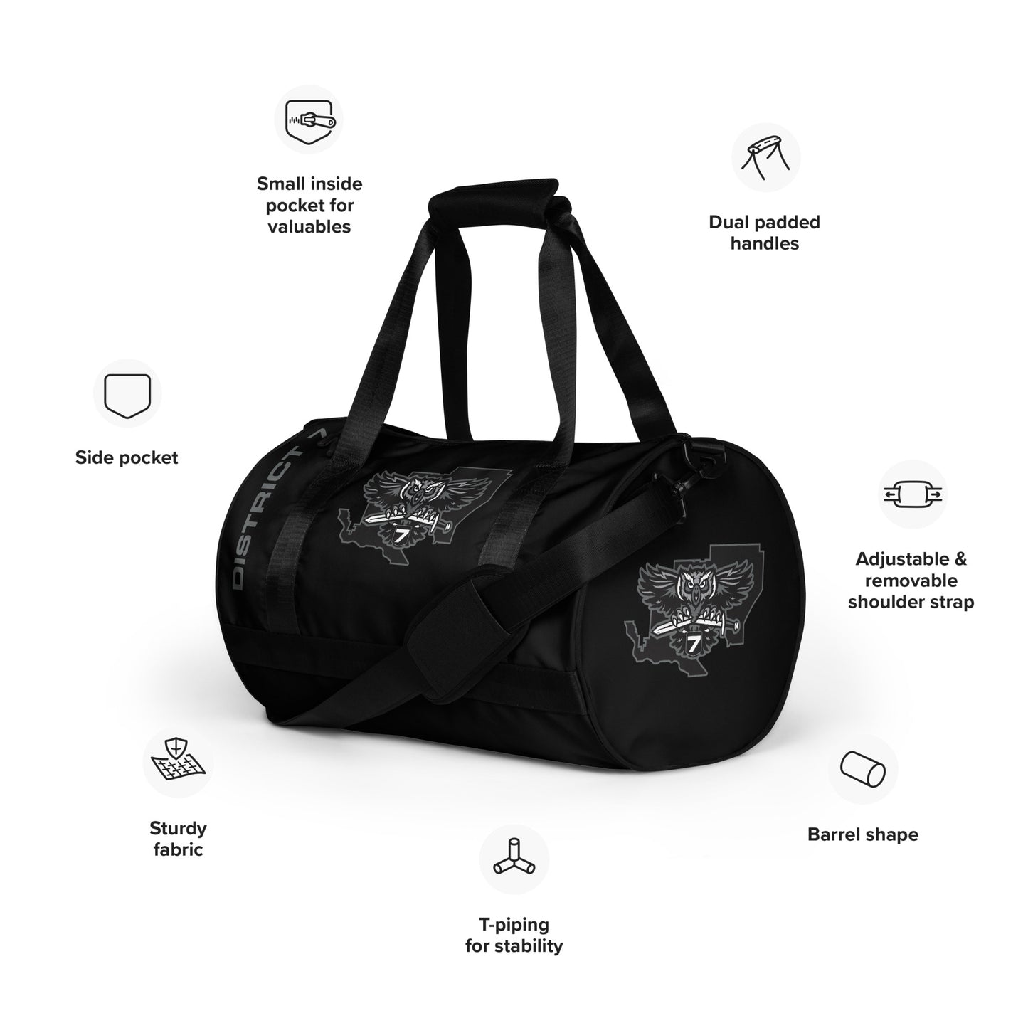 District 7 Gym Bag