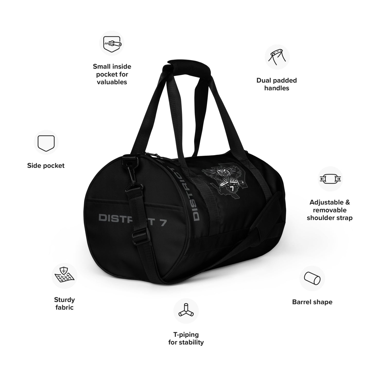 District 7 Gym Bag