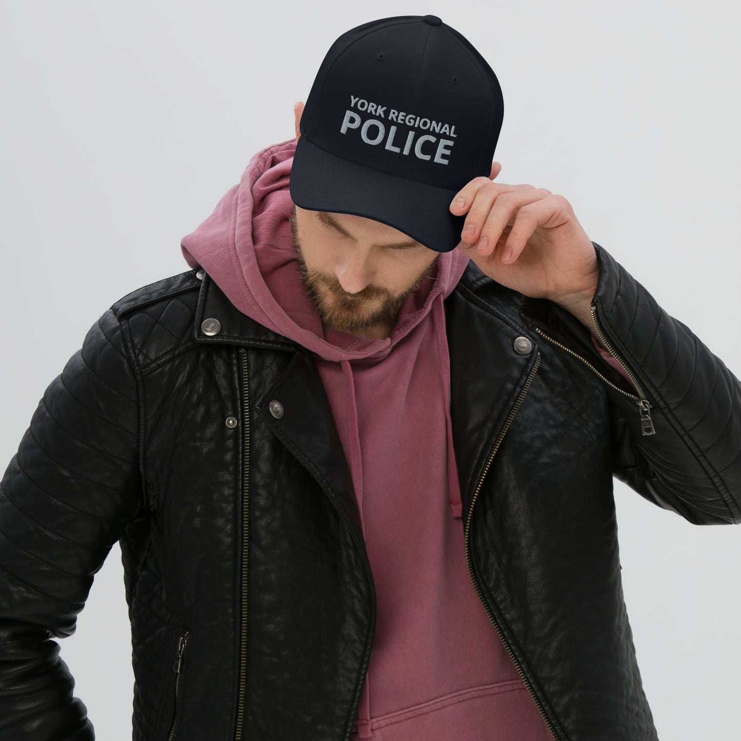 Custom Text & Colour Canadian Police Flexfit Ballcap