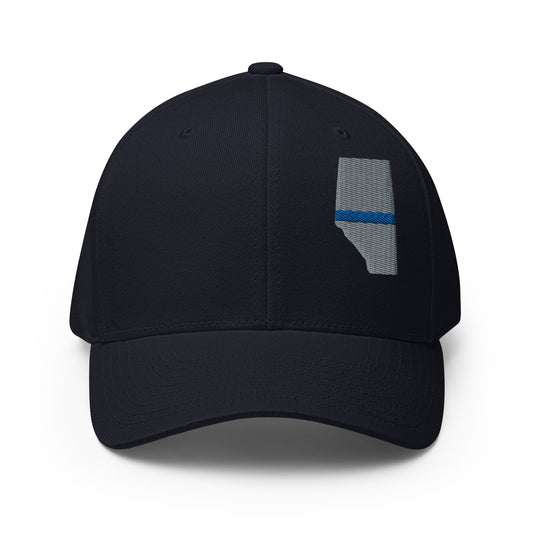 Alberta (AB) Thin Blue Line Flexfit Ball Cap