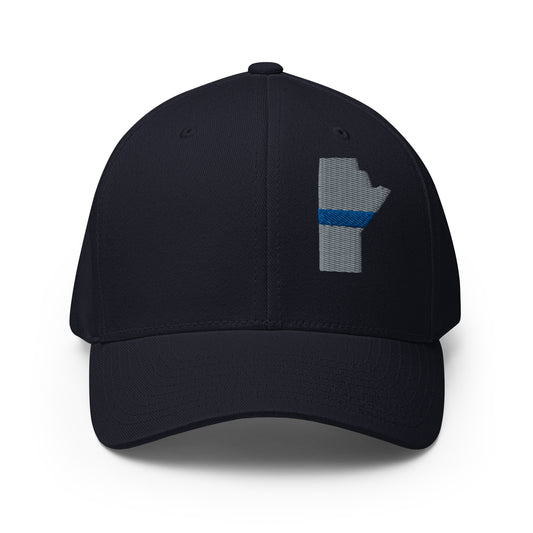 Manitoba (MB) Thin Blue Line Flexfit Ball Cap