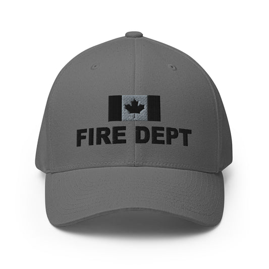 Canadian Fire Department Subdued Flexfit Hat-911 Duty Gear Canada-911 Duty Gear Canada