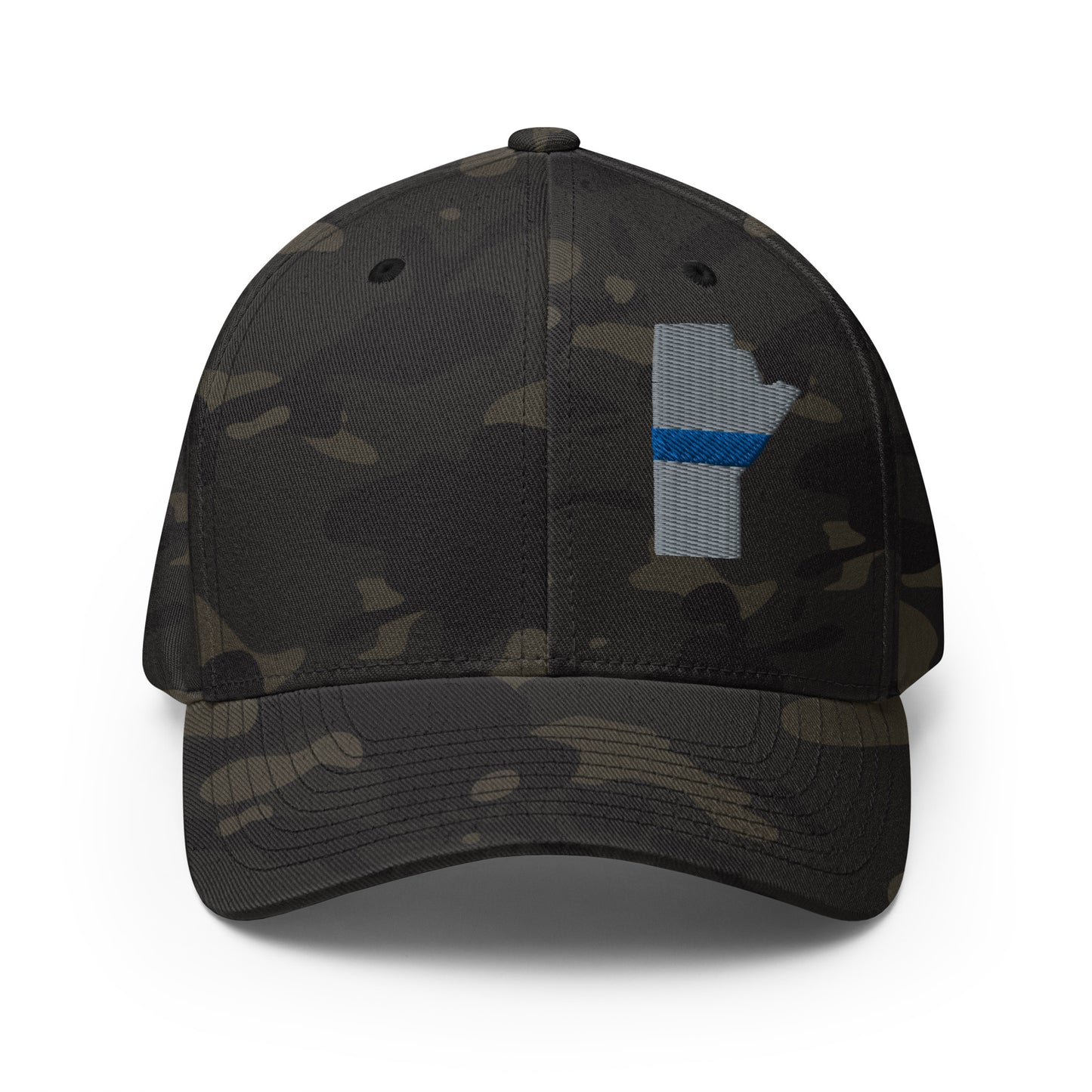 Manitoba (MB) Thin Blue Line Flexfit Ball Cap