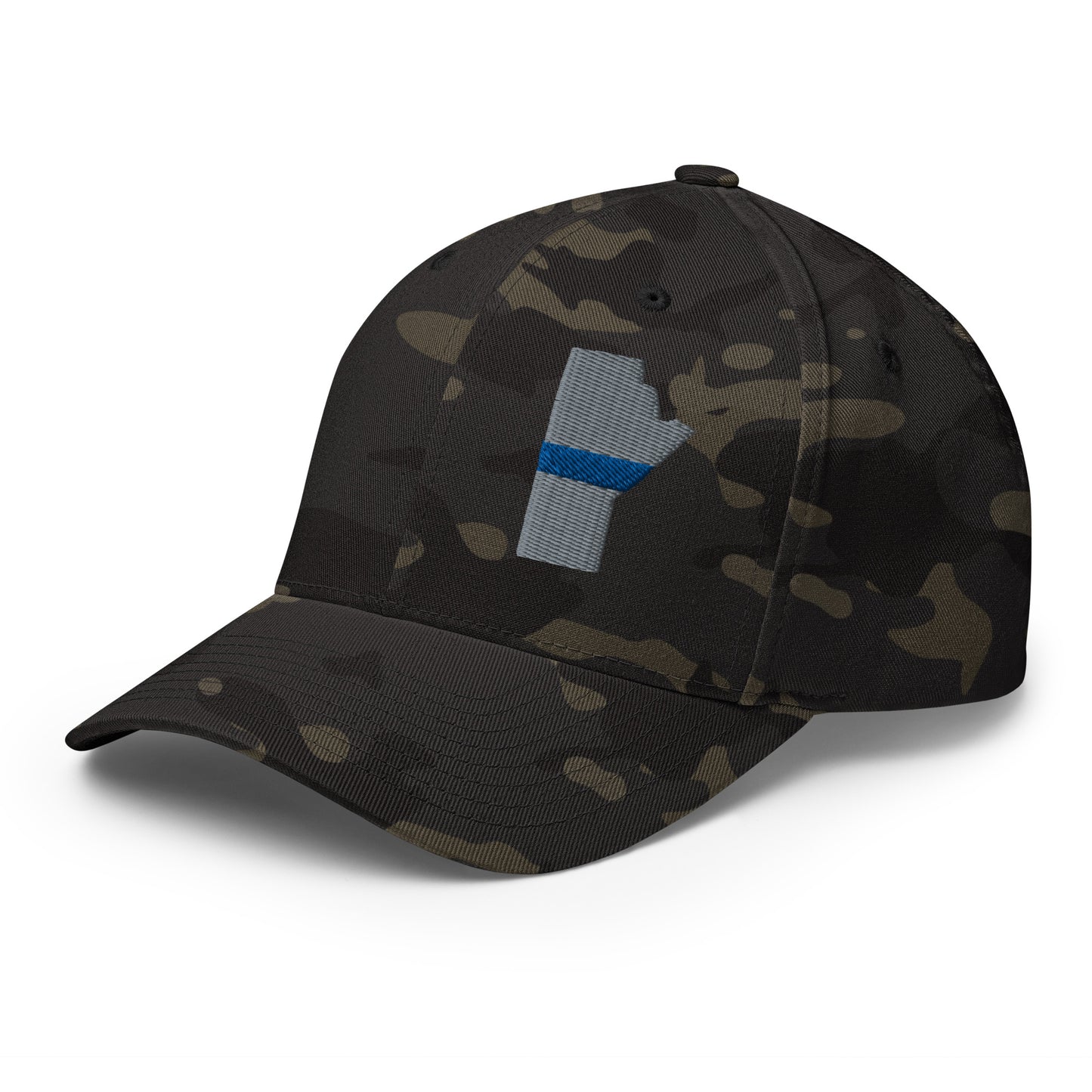 Manitoba (MB) Thin Blue Line Flexfit Ball Cap