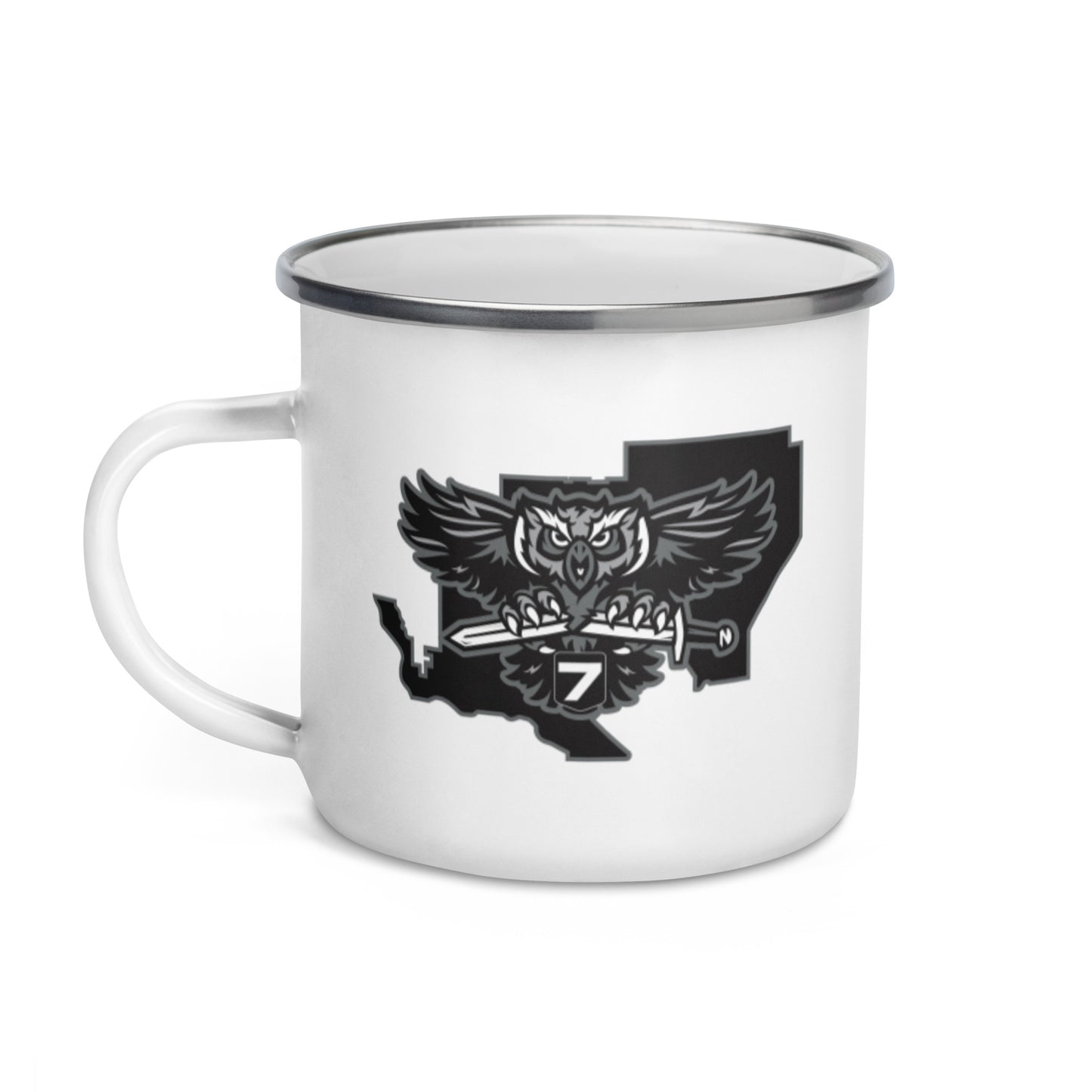 District 7 Enamel Mug
