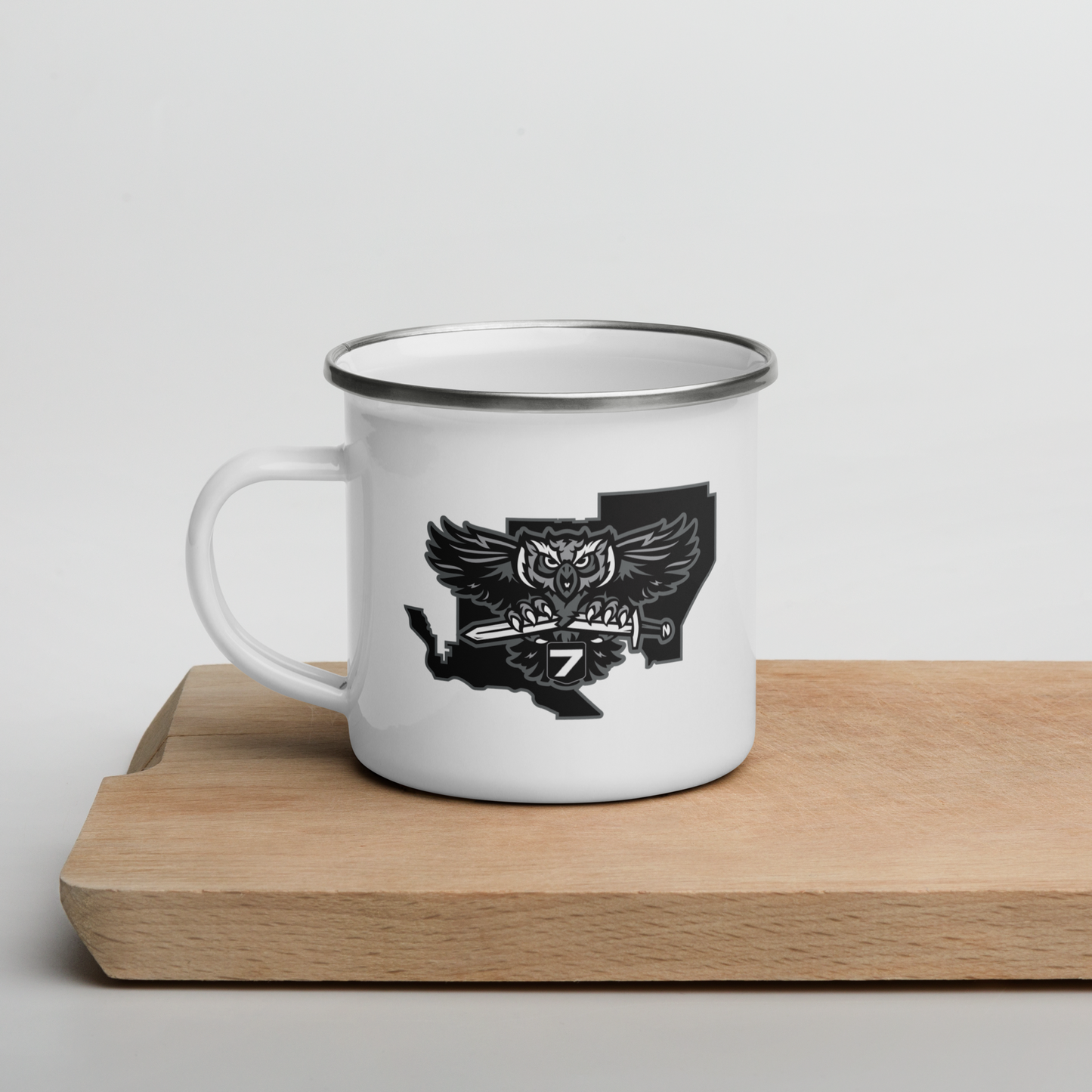 District 7 Enamel Mug