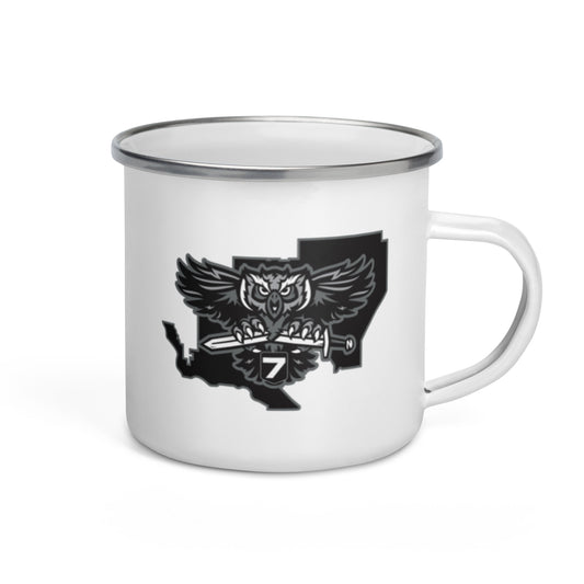 District 7 Enamel Mug