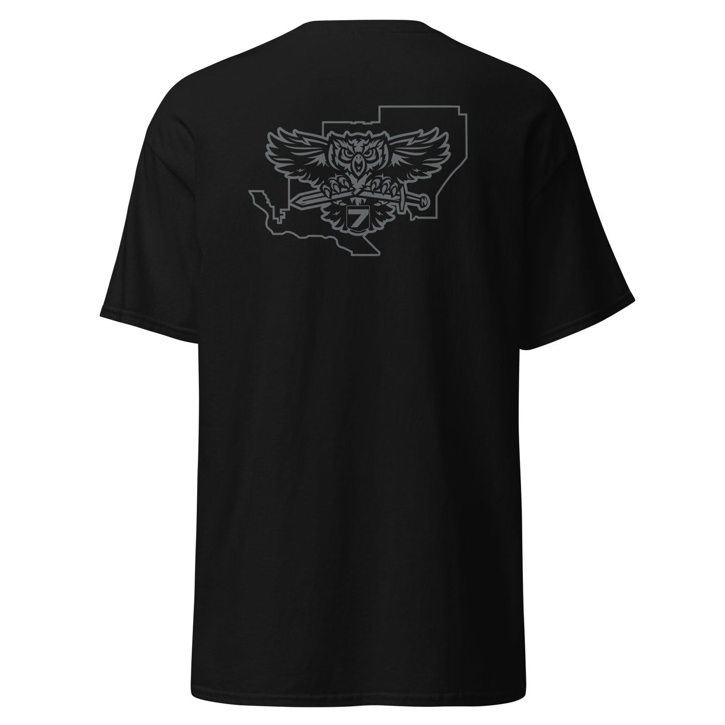 Gildan District 7 Subdued T-Shirt Front & Back Print