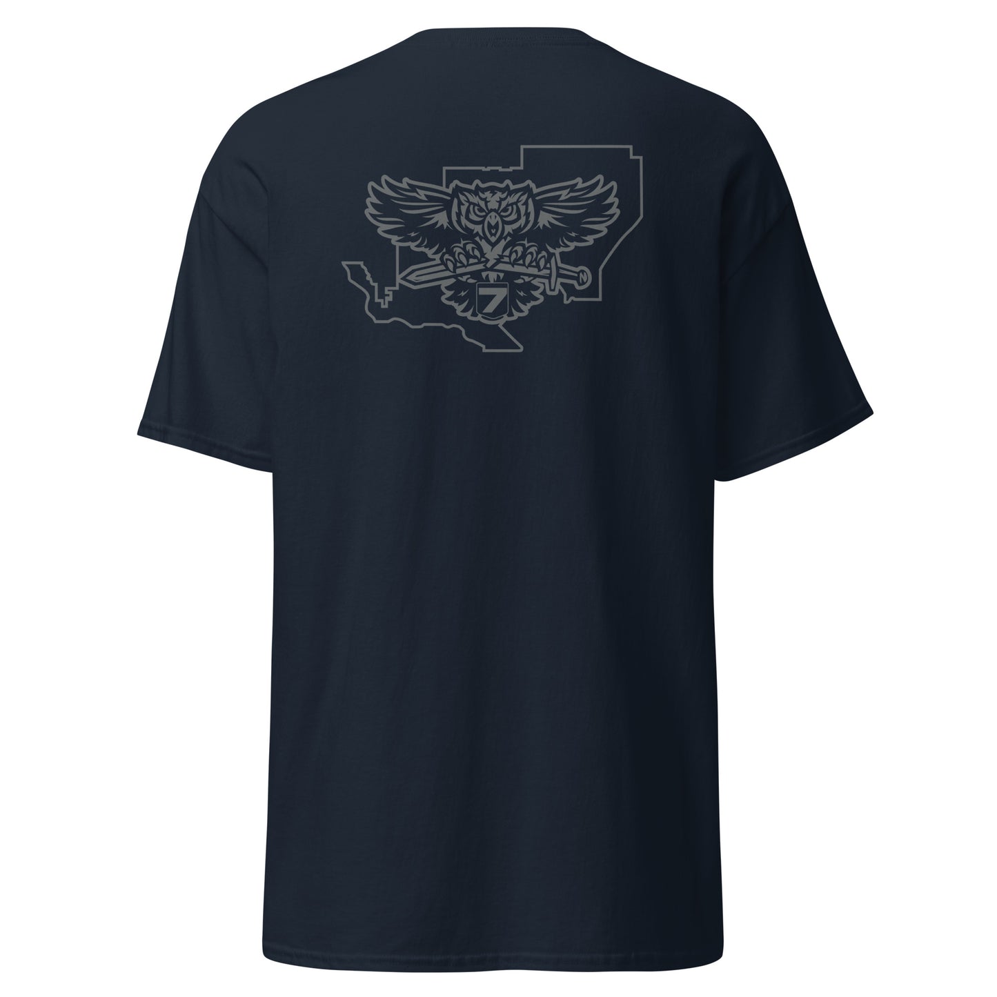 Gildan District 7 Subdued T-Shirt Front & Back Print