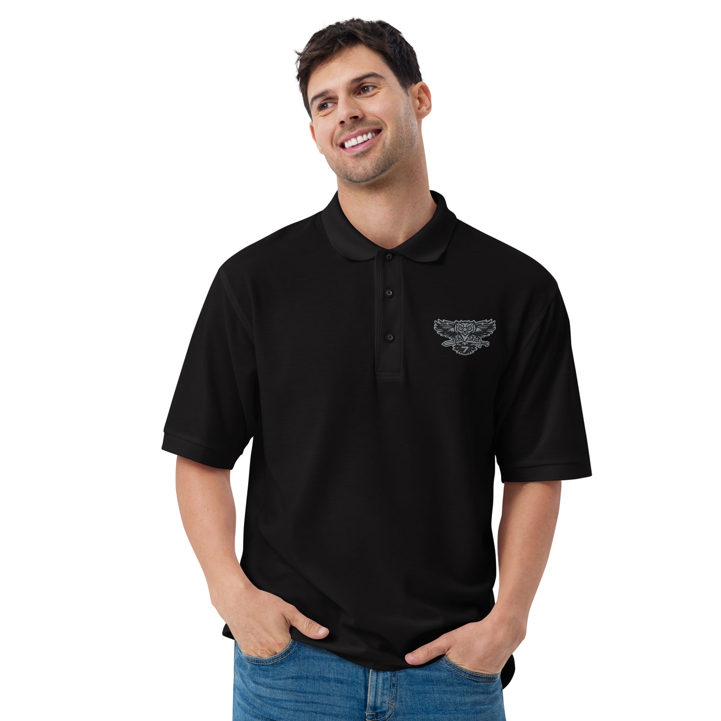 District 7 Men's Premium Polo