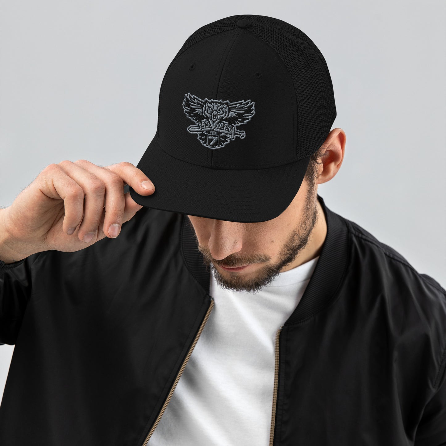 District 7 Logo Trucker Cap