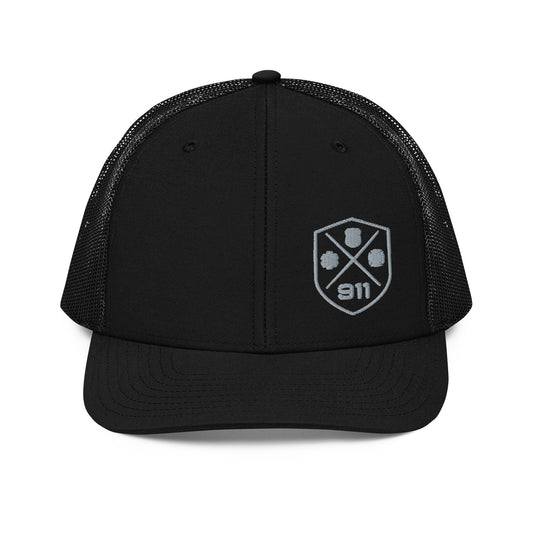 911 Duty Gear Logo Police Fire EMS Richardson Mesh Cap