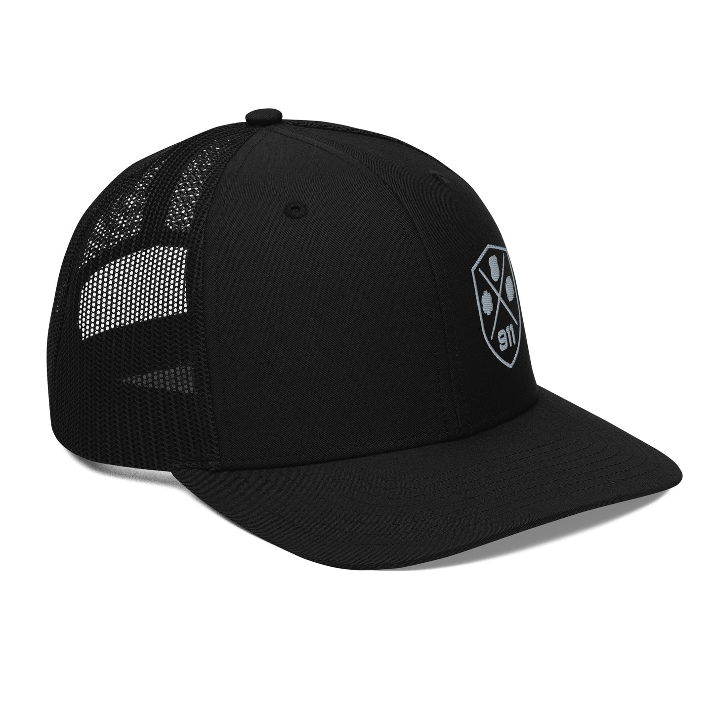 911 Duty Gear Logo Police Fire EMS Richardson Mesh Cap