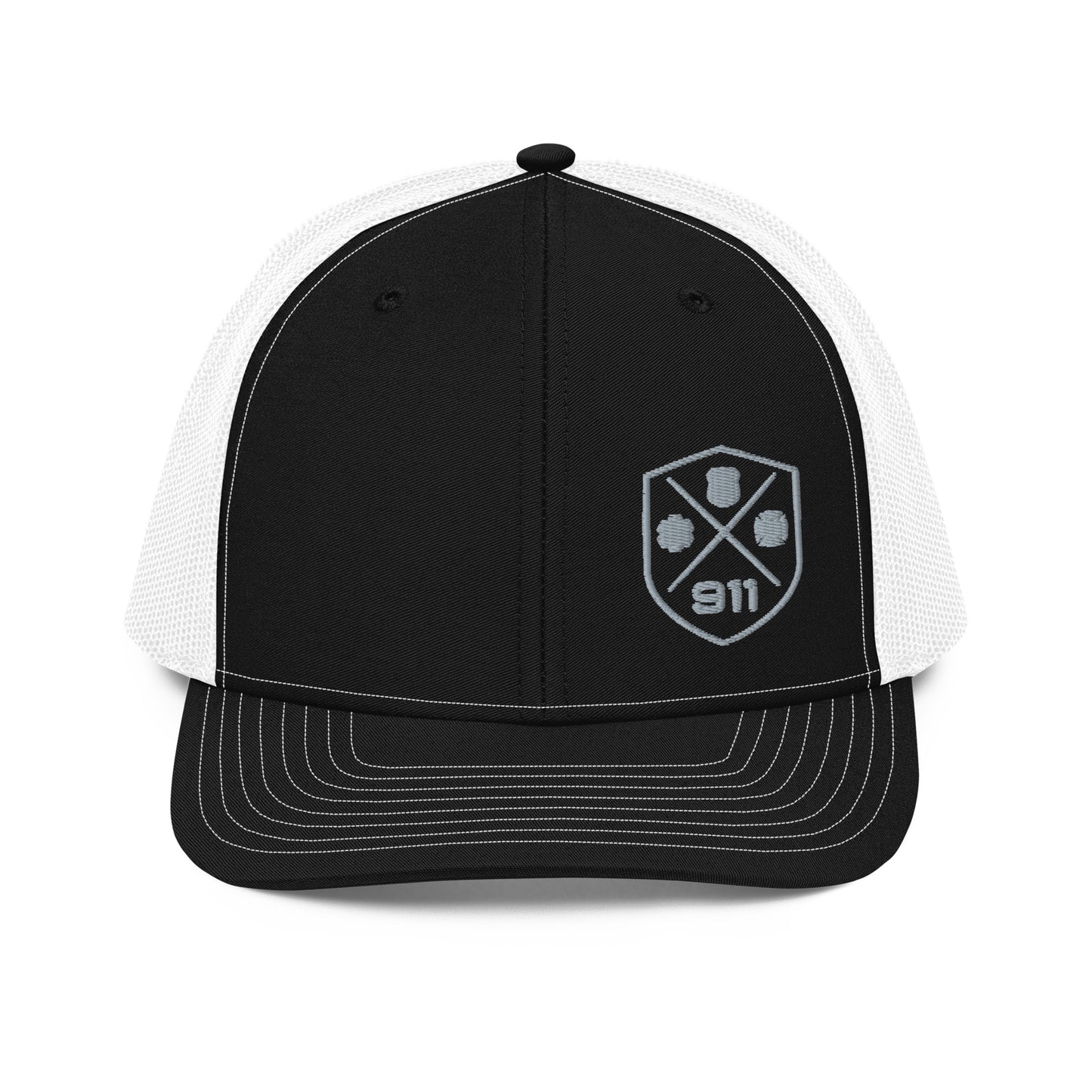911 Duty Gear Logo Police Fire EMS Richardson Mesh Cap