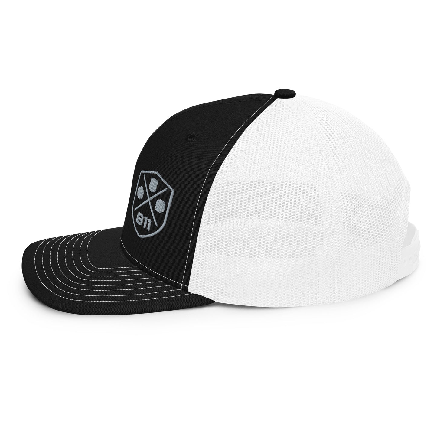 911 Duty Gear Logo Police Fire EMS Richardson Mesh Cap