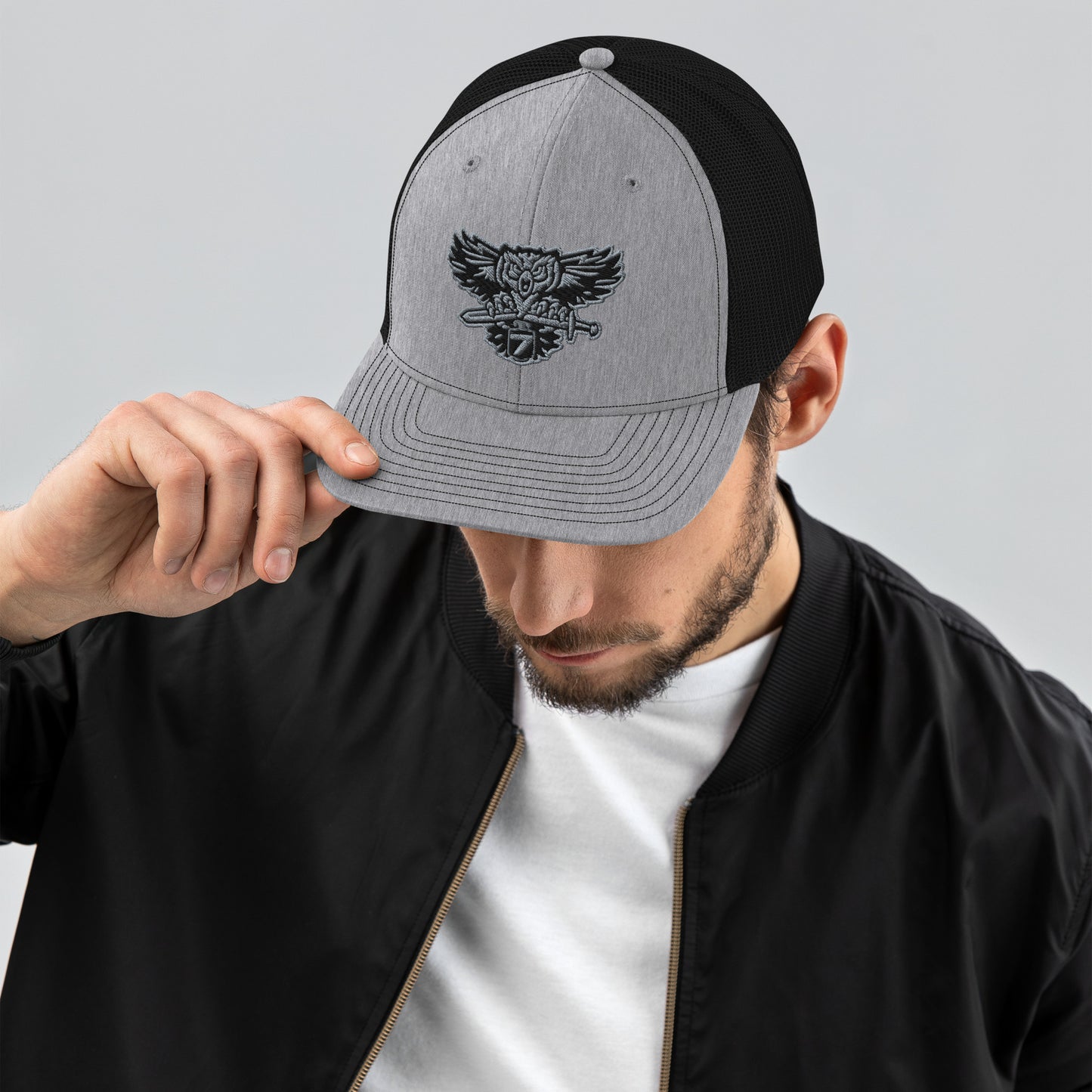 District 7 Logo Trucker Cap